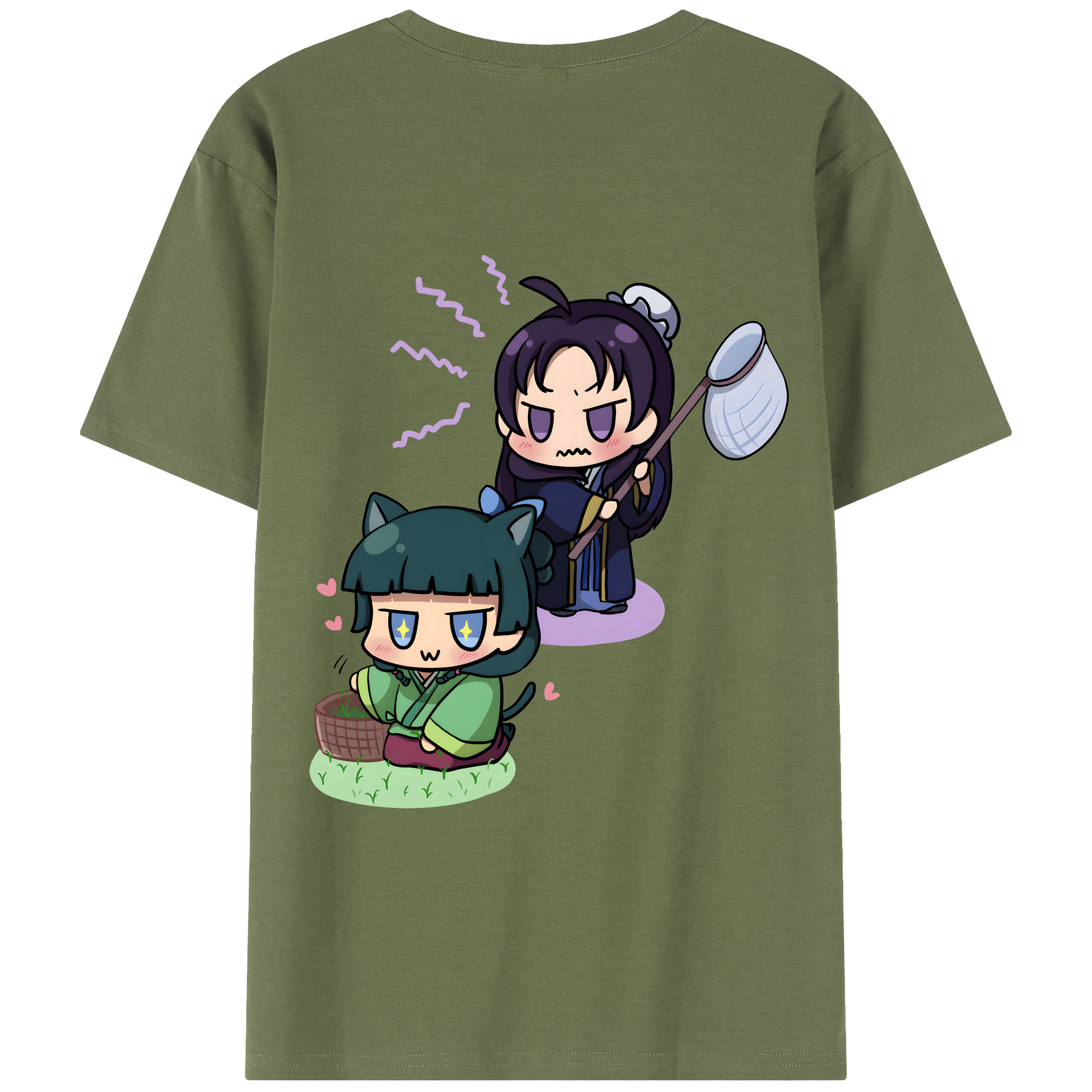 （画像用） 薬屋のひとりごと The Apothecary Diaries 綿100％半袖Tシャツ（背面プリント）